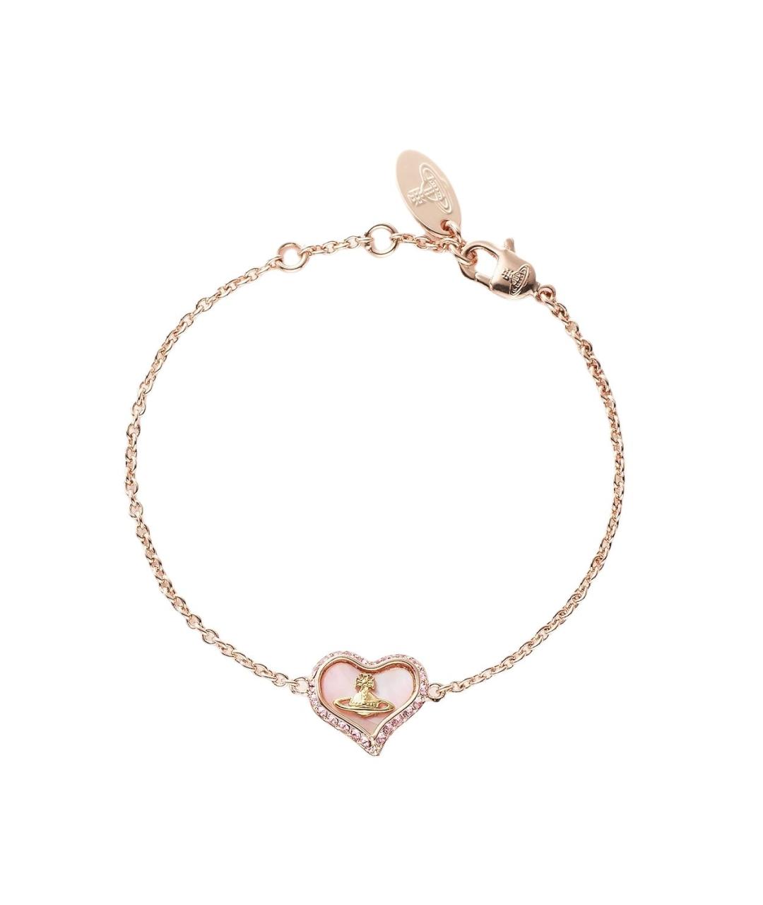 VIVIENNE WESTWOOD Розовый латунный браслет, фото 2