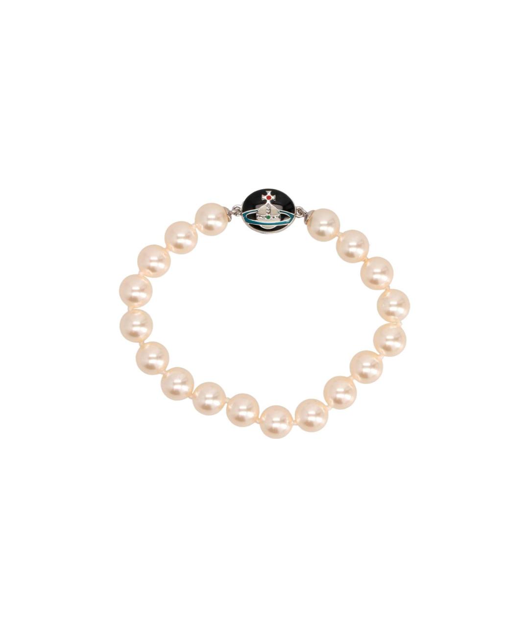 VIVIENNE WESTWOOD Розовый жемчужный браслет, фото 1