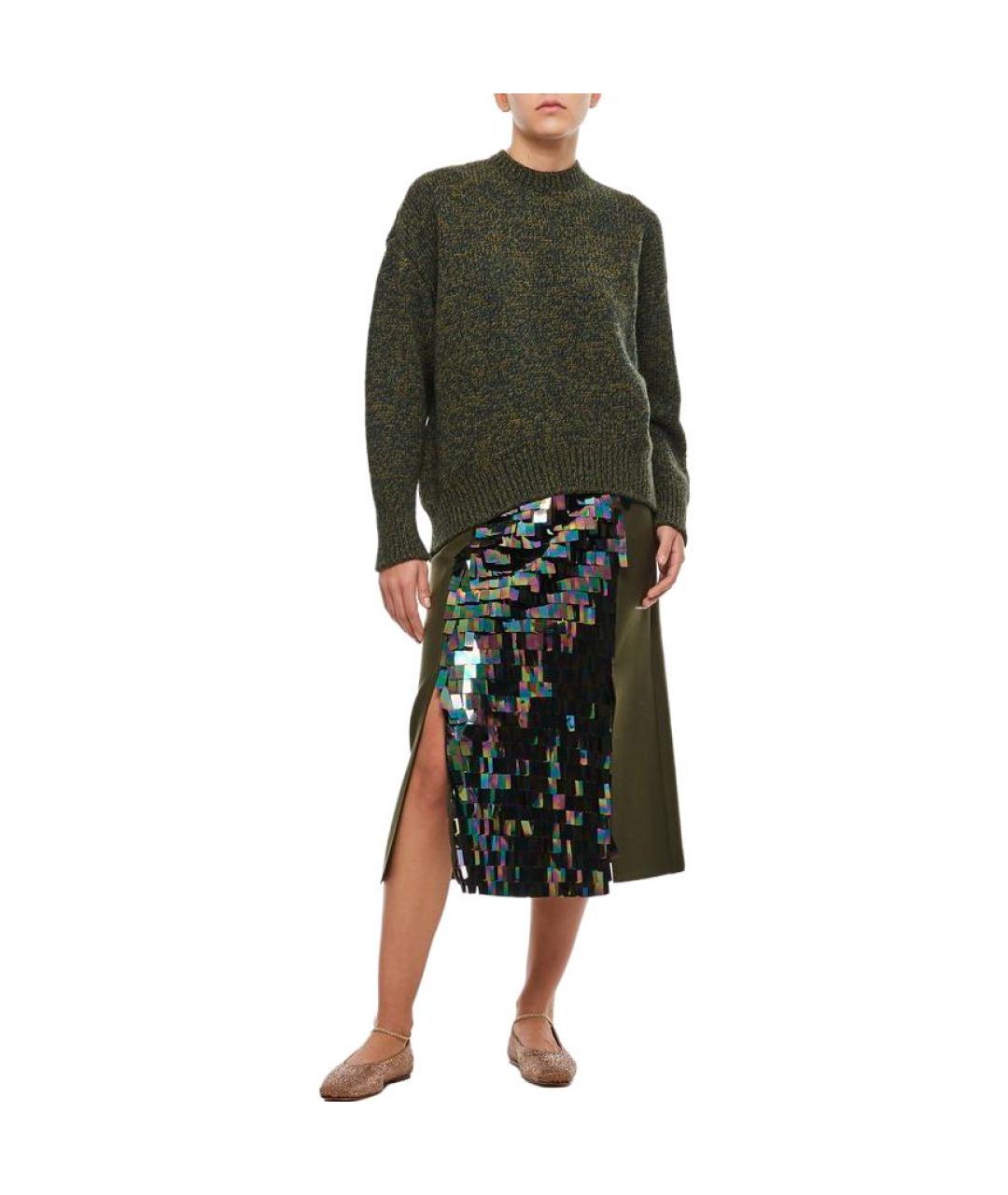 LOEWE Зеленый джемпер / свитер, фото 2