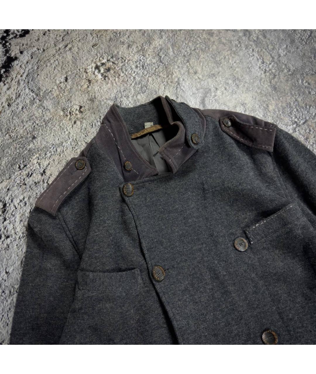 CAVALLI CLASS Серое пальто, фото 6