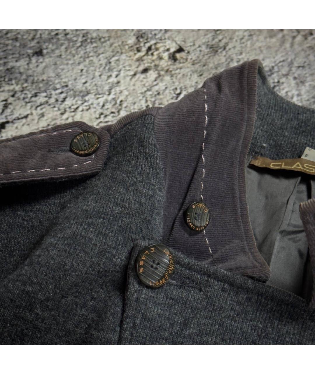 CAVALLI CLASS Серое пальто, фото 4