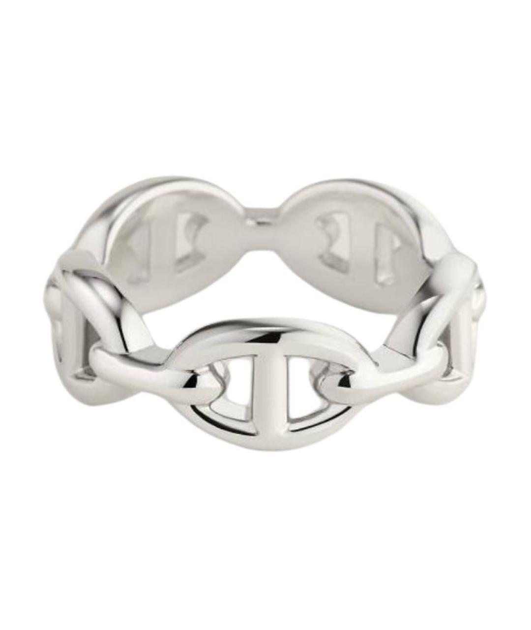 HERMES Серебряное серебряное кольцо, фото 1