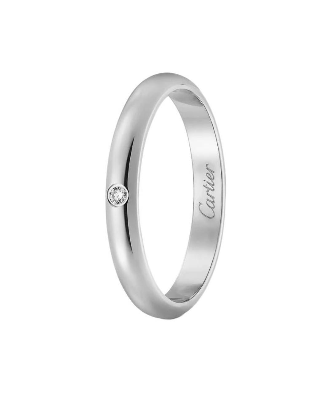 CARTIER Серебряное платиновое кольцо, фото 2