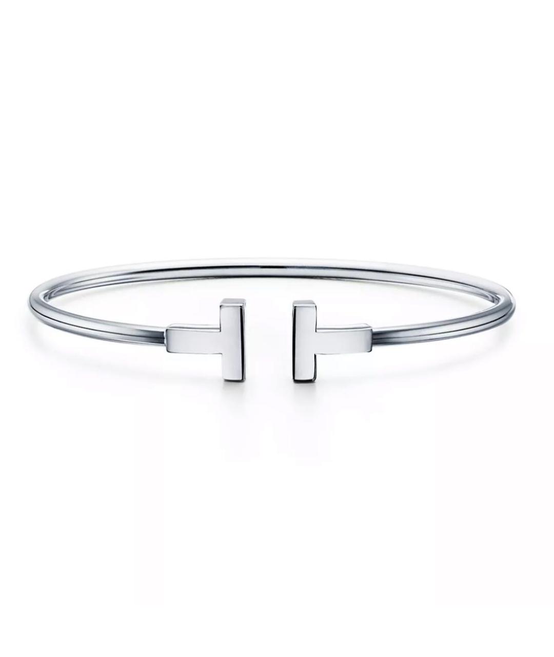 TIFFANY&CO Серебрянный браслет из белого золота, фото 5