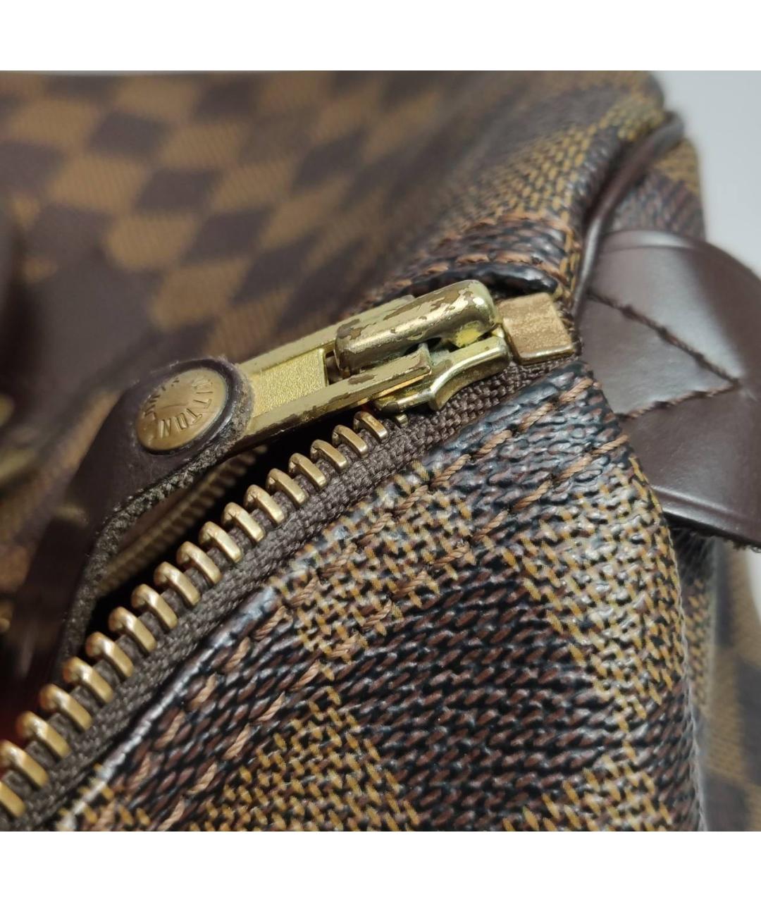 LOUIS VUITTON Коричневая сумка с короткими ручками, фото 7