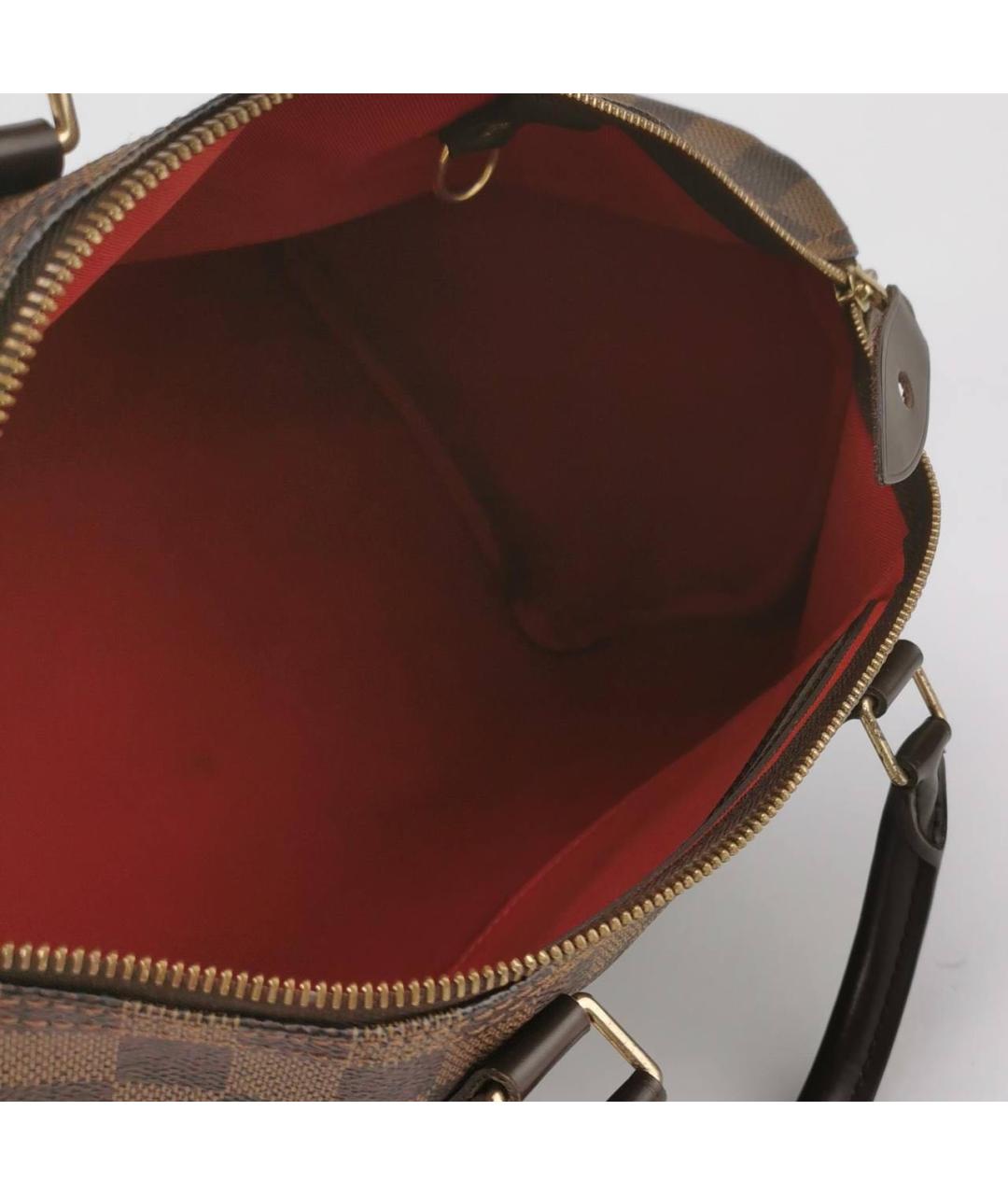 LOUIS VUITTON Коричневая сумка с короткими ручками, фото 4