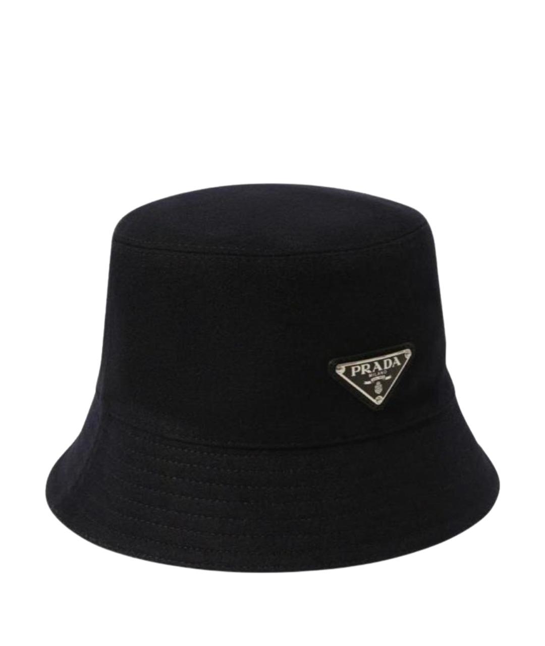 PRADA Синяя шерстяная шляпа, фото 1