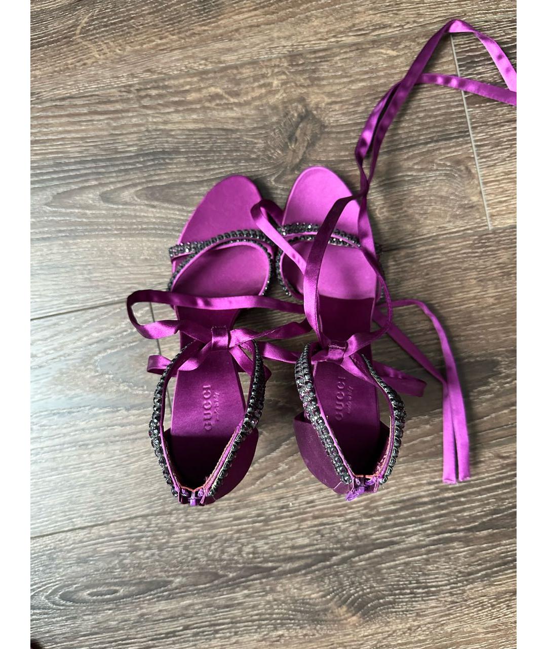 GUCCI Фуксия туфли, фото 3