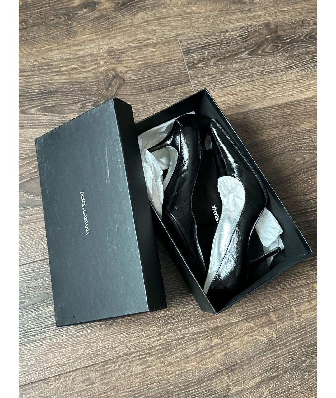 DOLCE&GABBANA Черные туфли, фото 5