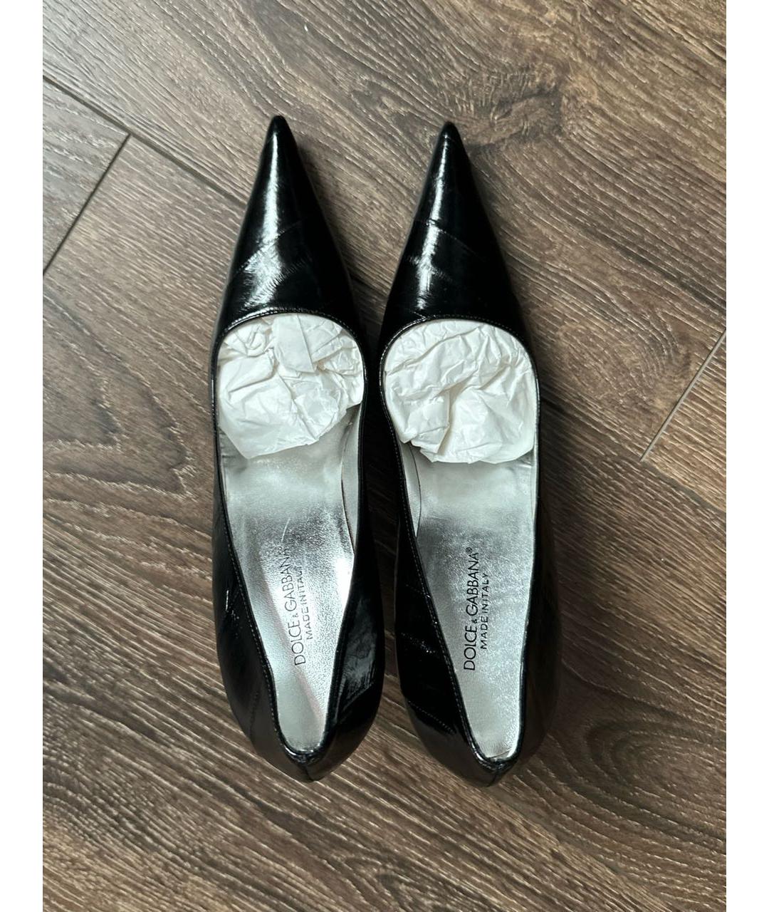 DOLCE&GABBANA Черные туфли, фото 3