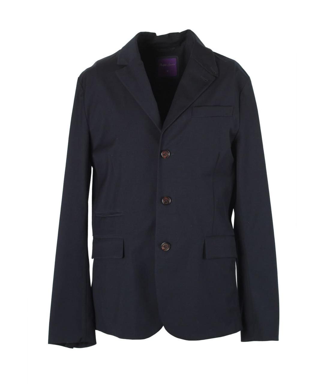 RALPH LAUREN PURPLE LABEL Темно-синяя синтетическая куртка, фото 7