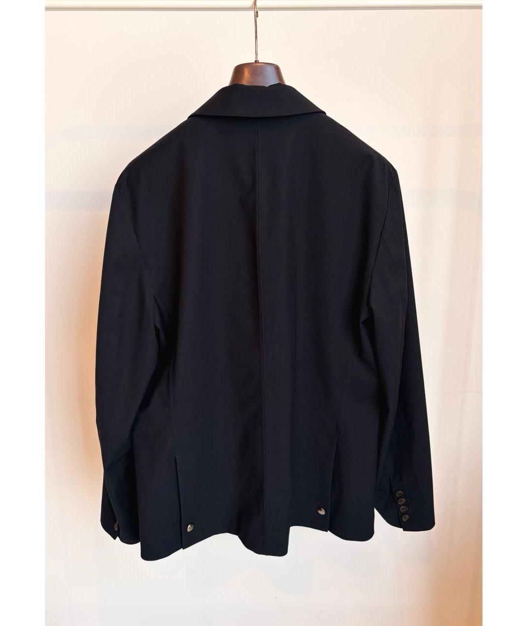 RALPH LAUREN PURPLE LABEL Темно-синяя синтетическая куртка, фото 2