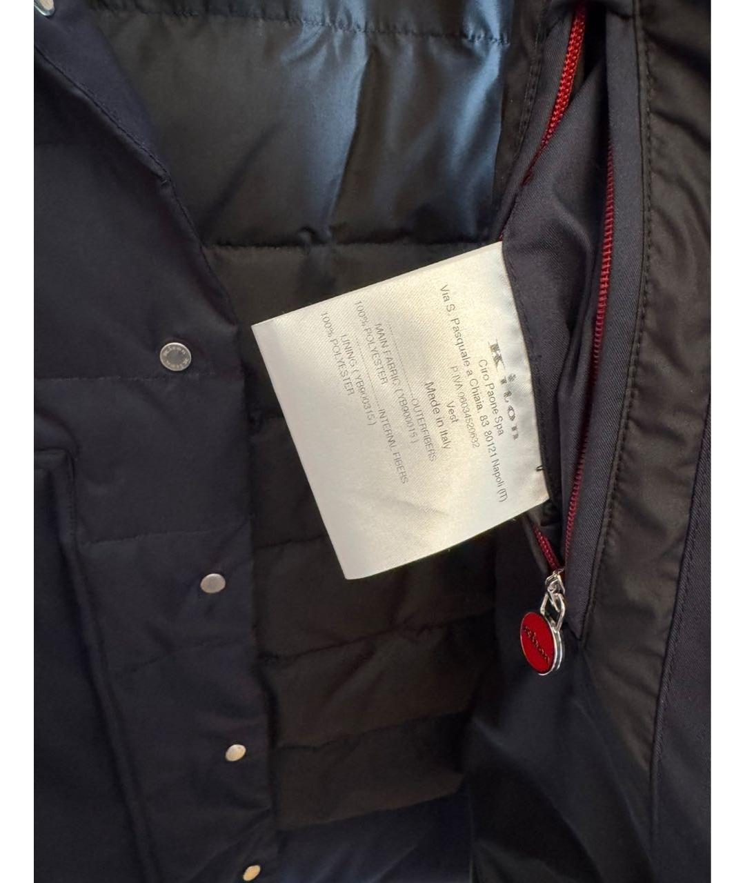 KITON Темно-синий жилет, фото 5