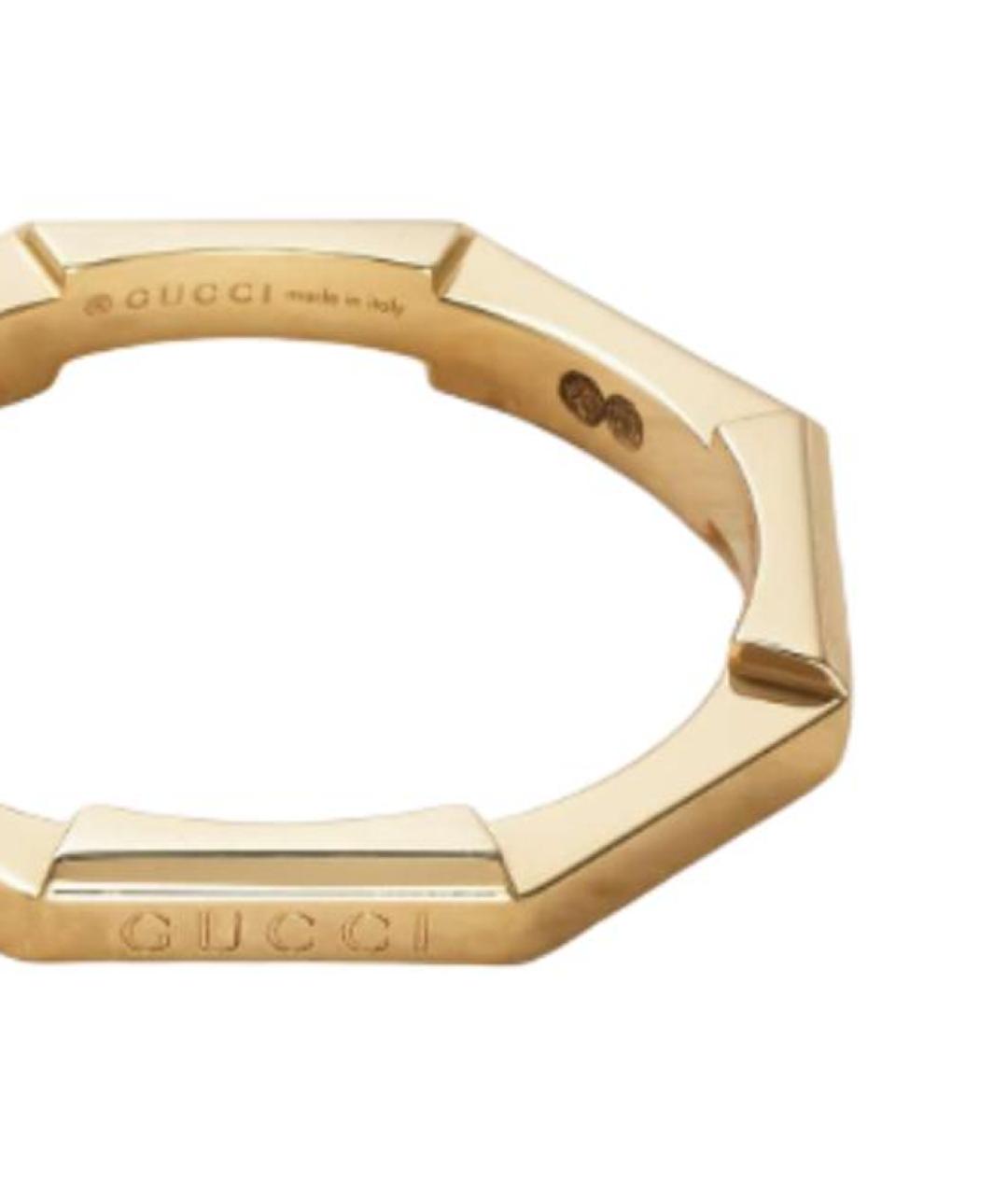GUCCI Золотое кольцо из желтого золота, фото 4