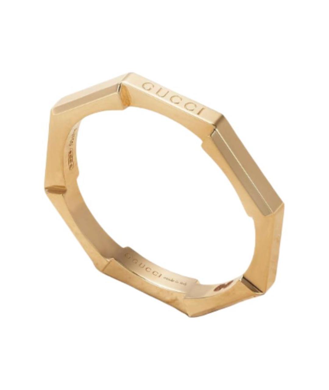 GUCCI Золотое кольцо из желтого золота, фото 3