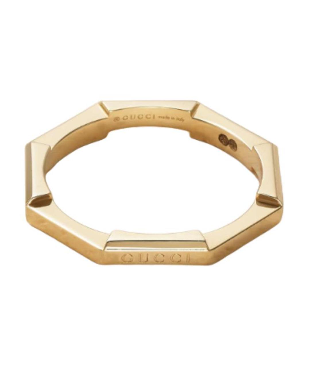 GUCCI Золотое кольцо из желтого золота, фото 2