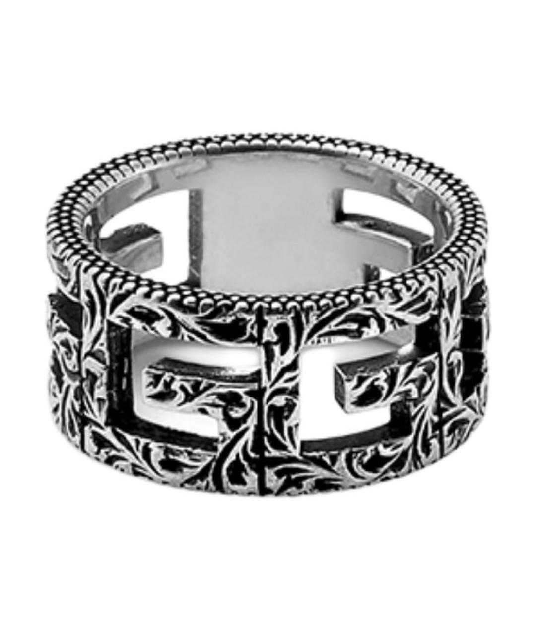 GUCCI Серебряное серебряное кольцо, фото 2