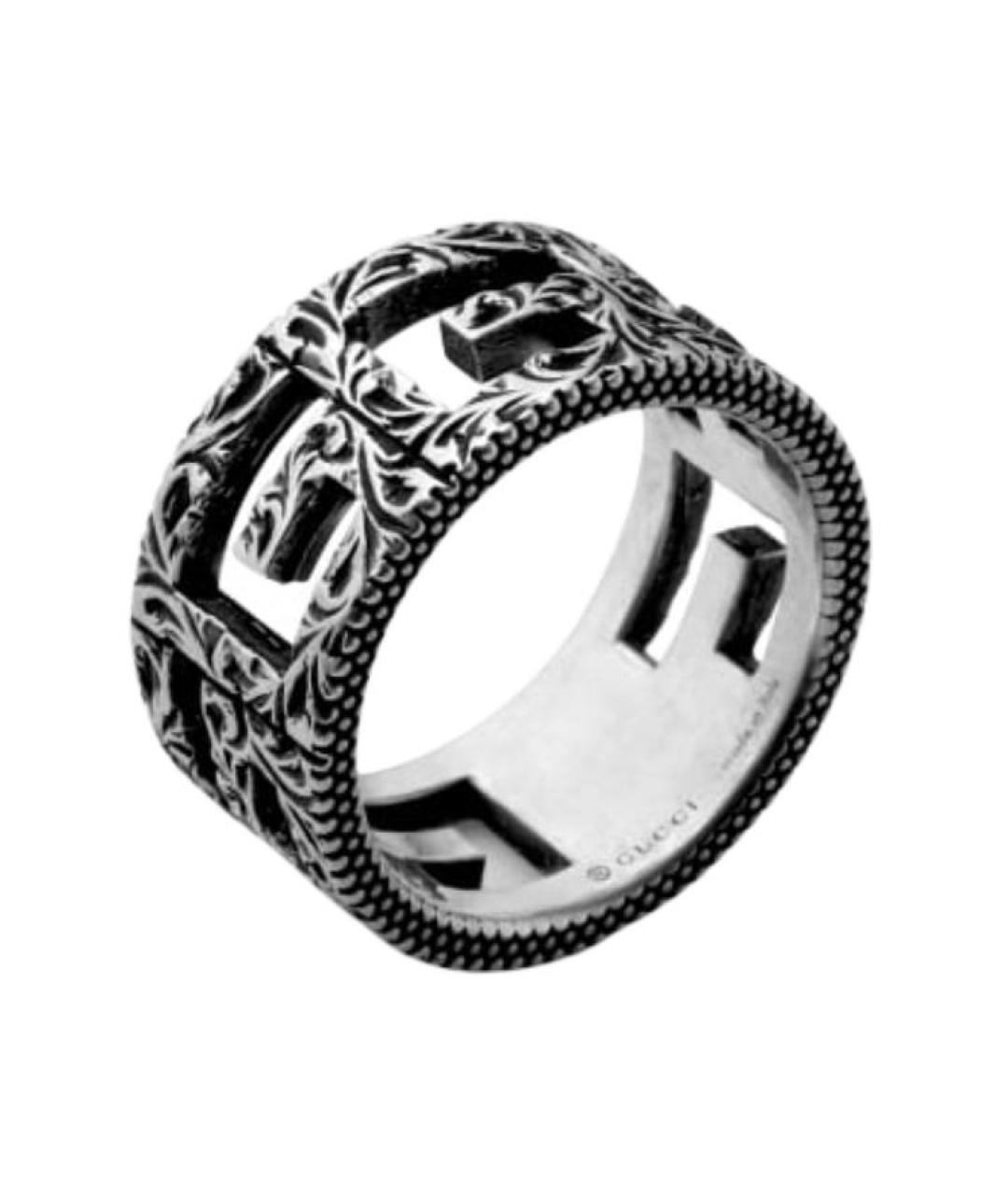 GUCCI Серебряное серебряное кольцо, фото 3