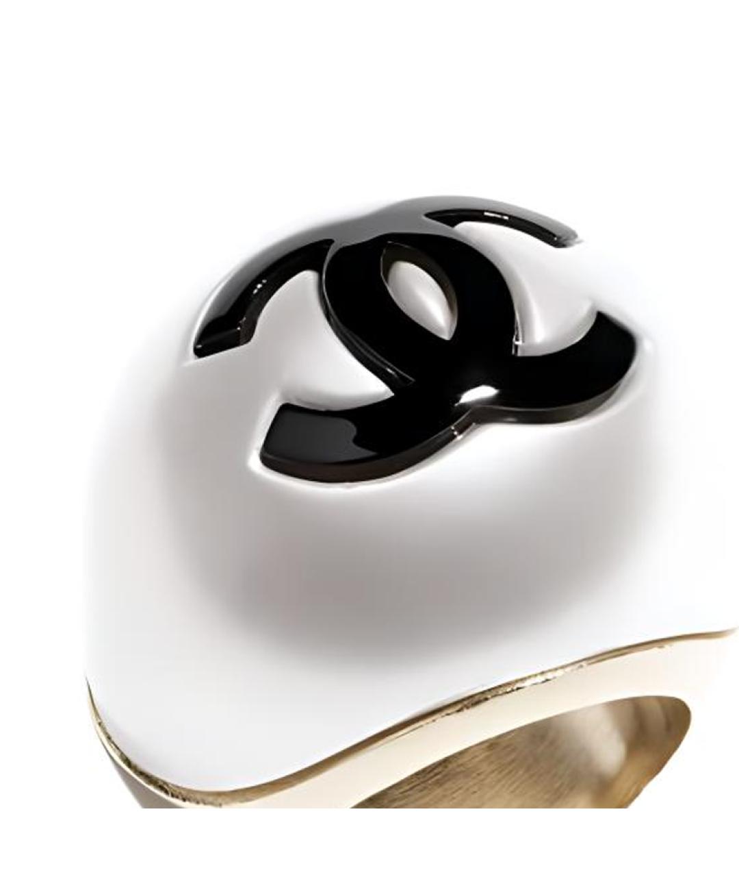 CHANEL Золотое металлическое кольцо, фото 3