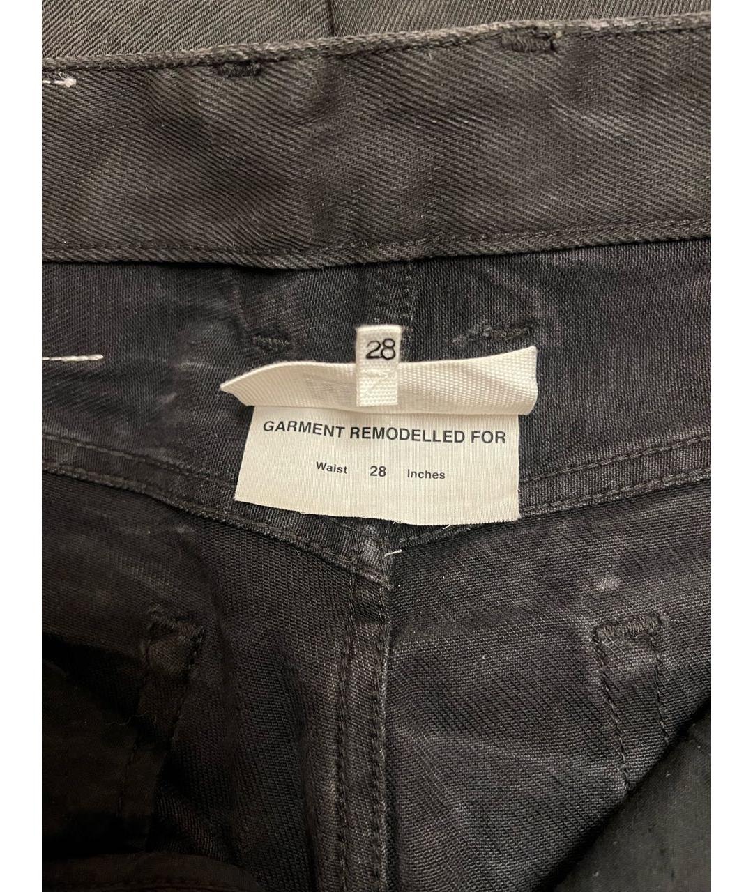 MM6 MAISON MARGIELA Черные джинсы клеш, фото 5