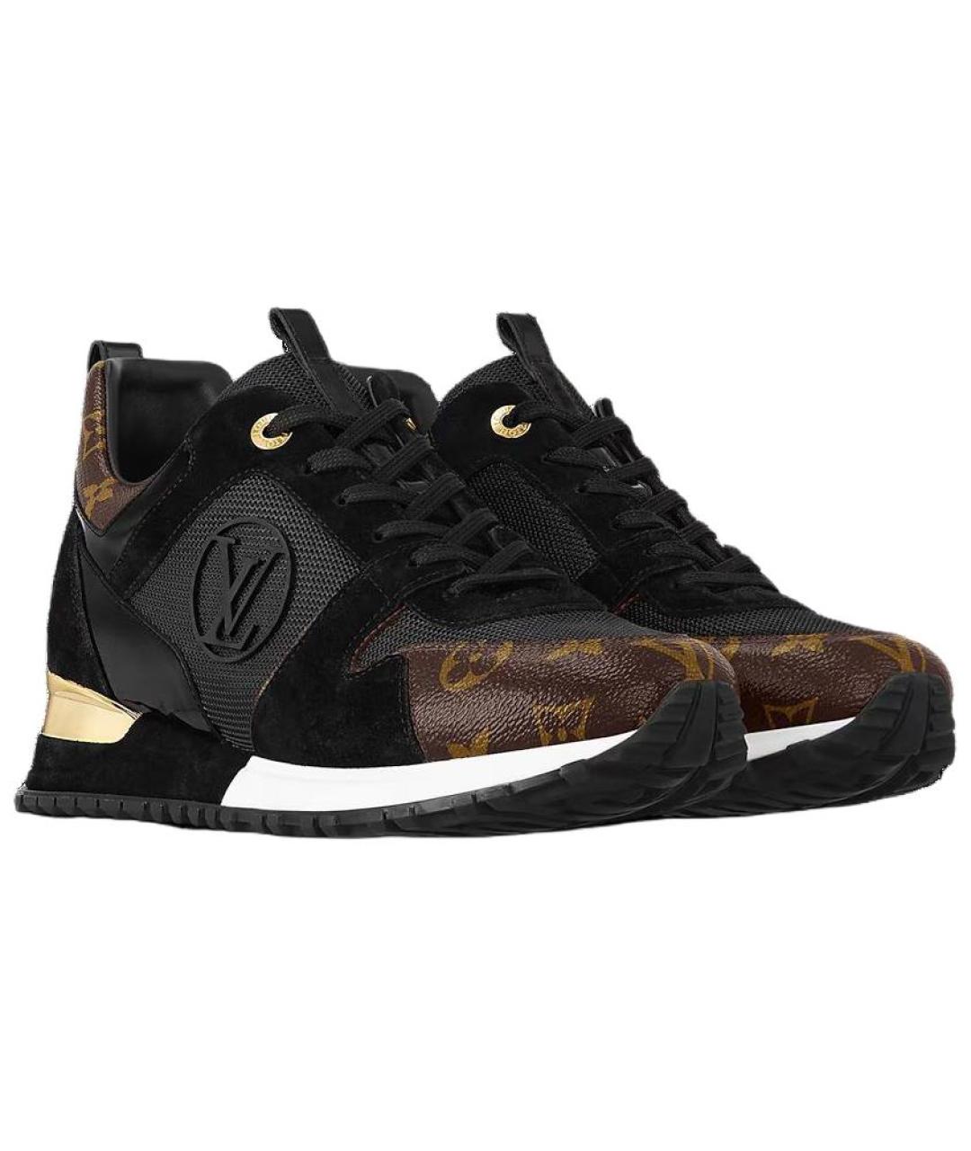 LOUIS VUITTON Черные кроссовки, фото 3