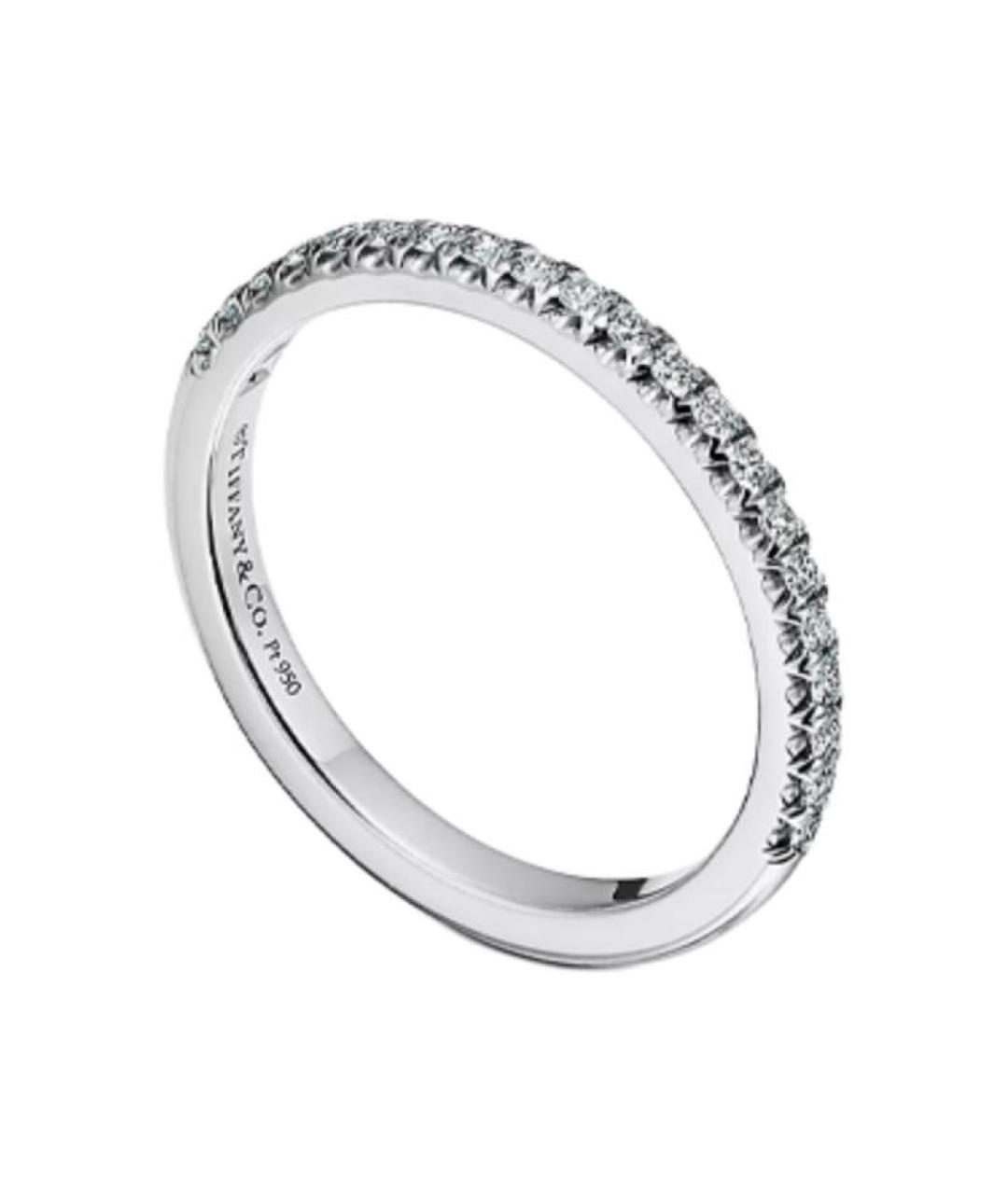 TIFFANY&CO Серебряное платиновое кольцо, фото 2