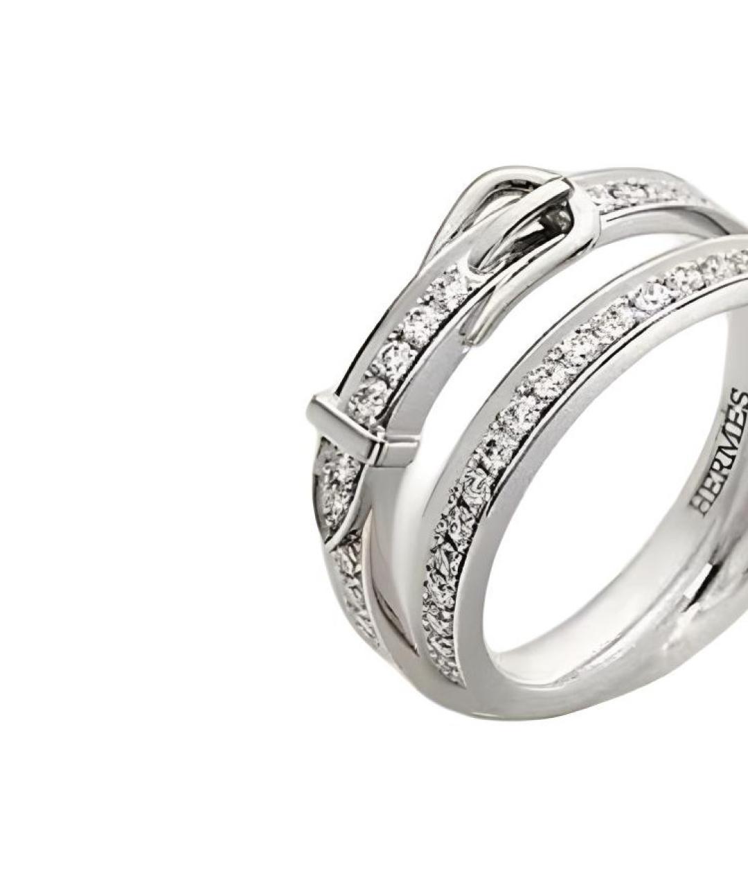 HERMES Серебряное кольцо из белого золота, фото 3