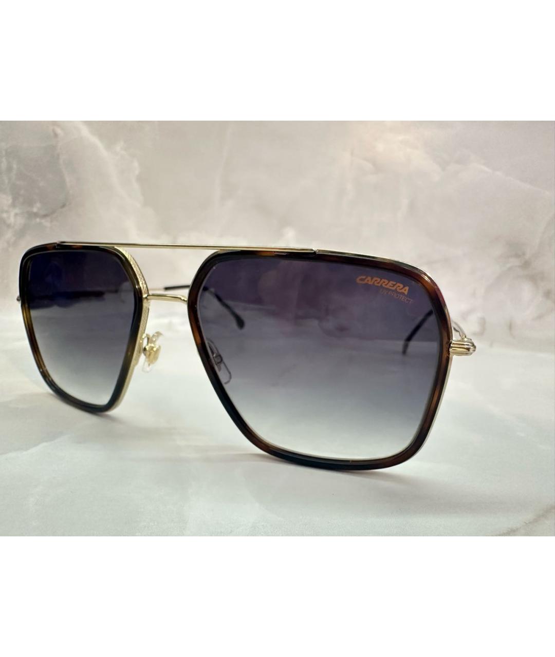 CARRERA Y CARRERA Коричневые металлические солнцезащитные очки, фото 5