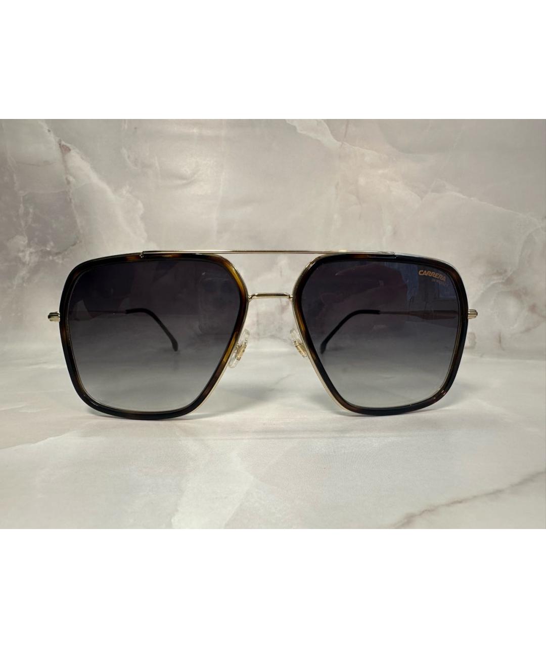 CARRERA Y CARRERA Коричневые металлические солнцезащитные очки, фото 7