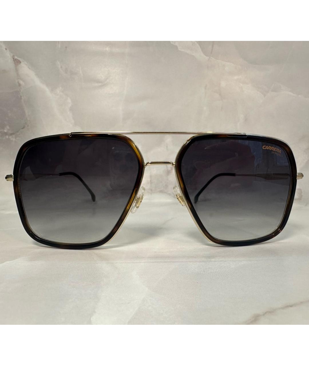 CARRERA Y CARRERA Коричневые металлические солнцезащитные очки, фото 6