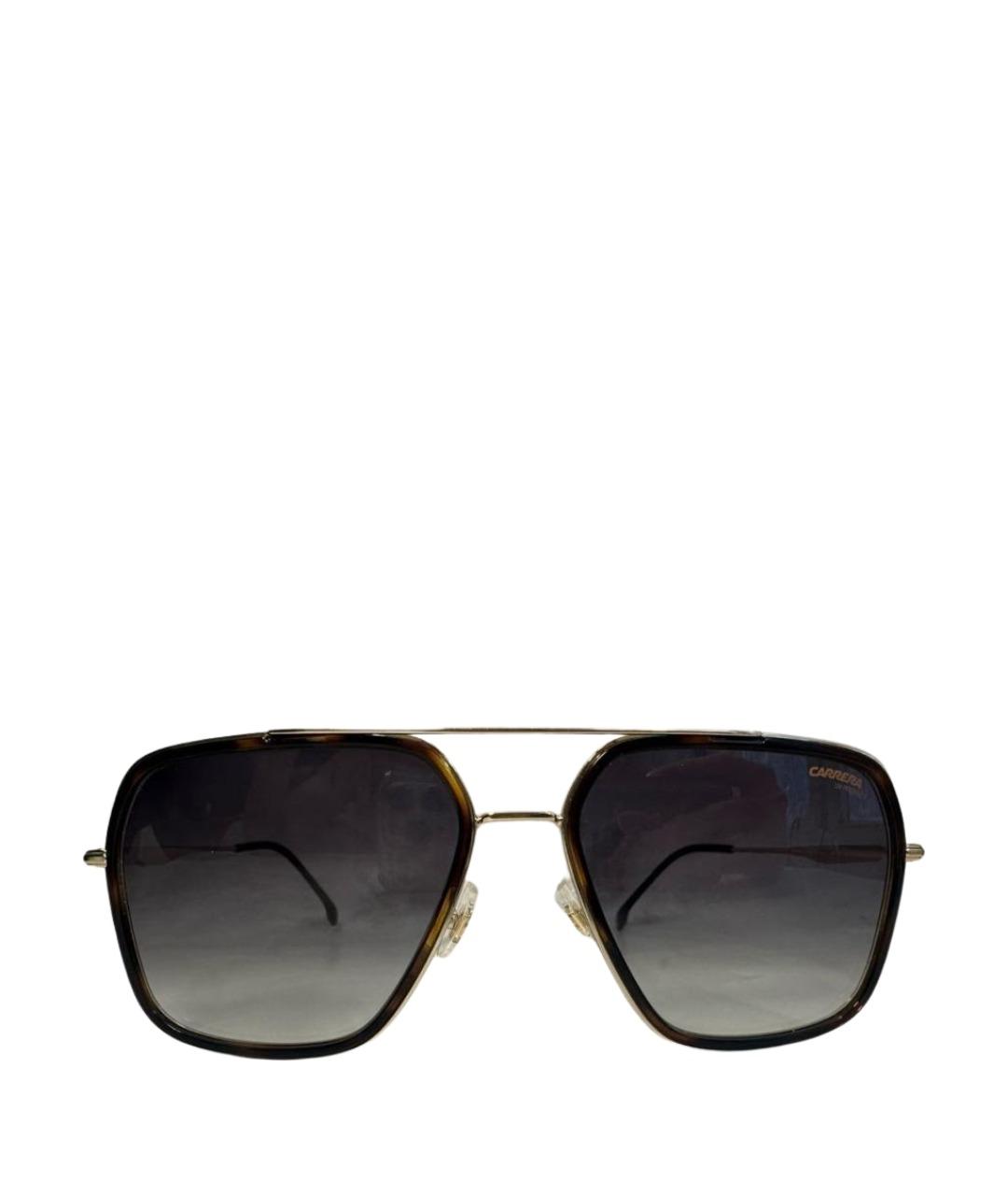 CARRERA Y CARRERA Коричневые металлические солнцезащитные очки, фото 1