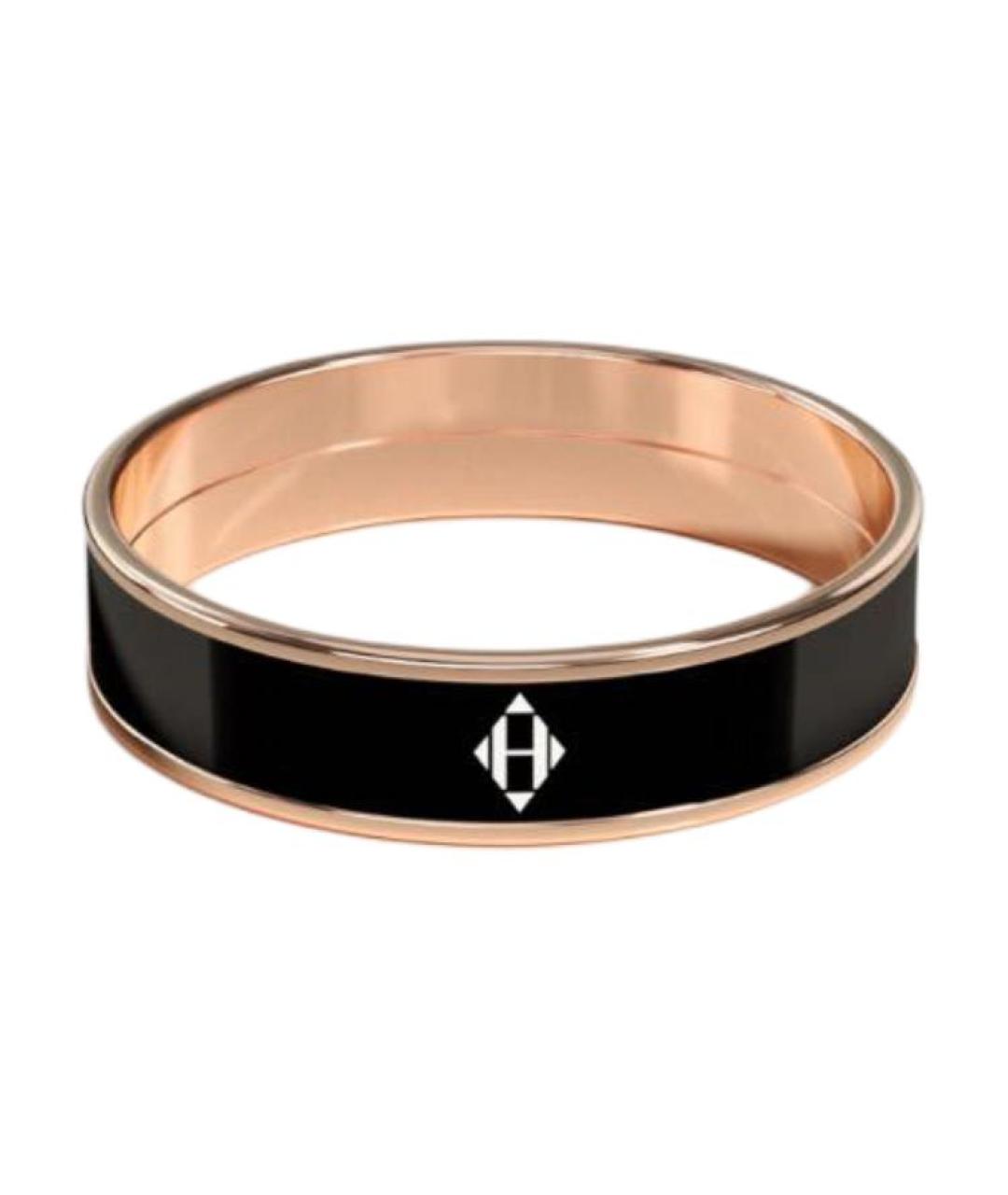 HERMES Черное кольцо, фото 1