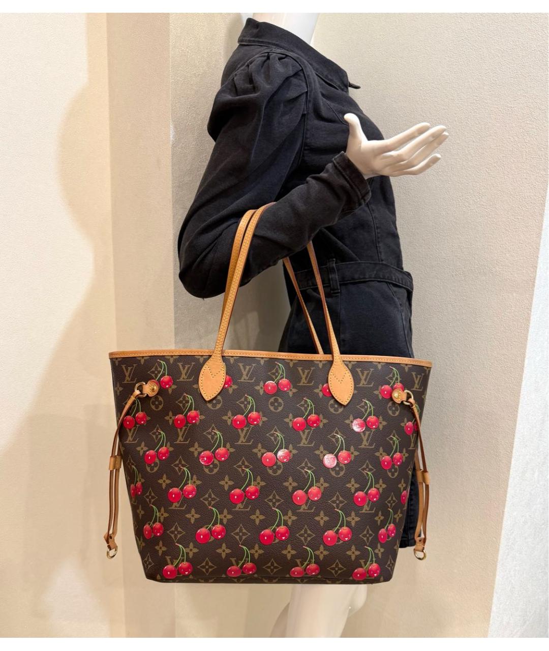 LOUIS VUITTON Коричневая сумка тоут, фото 4