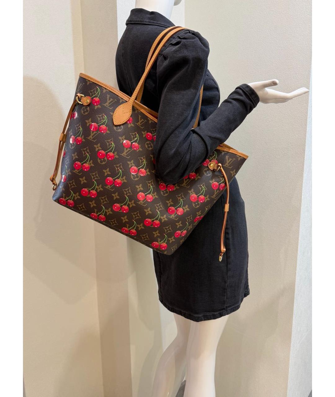 LOUIS VUITTON Коричневая сумка тоут, фото 8