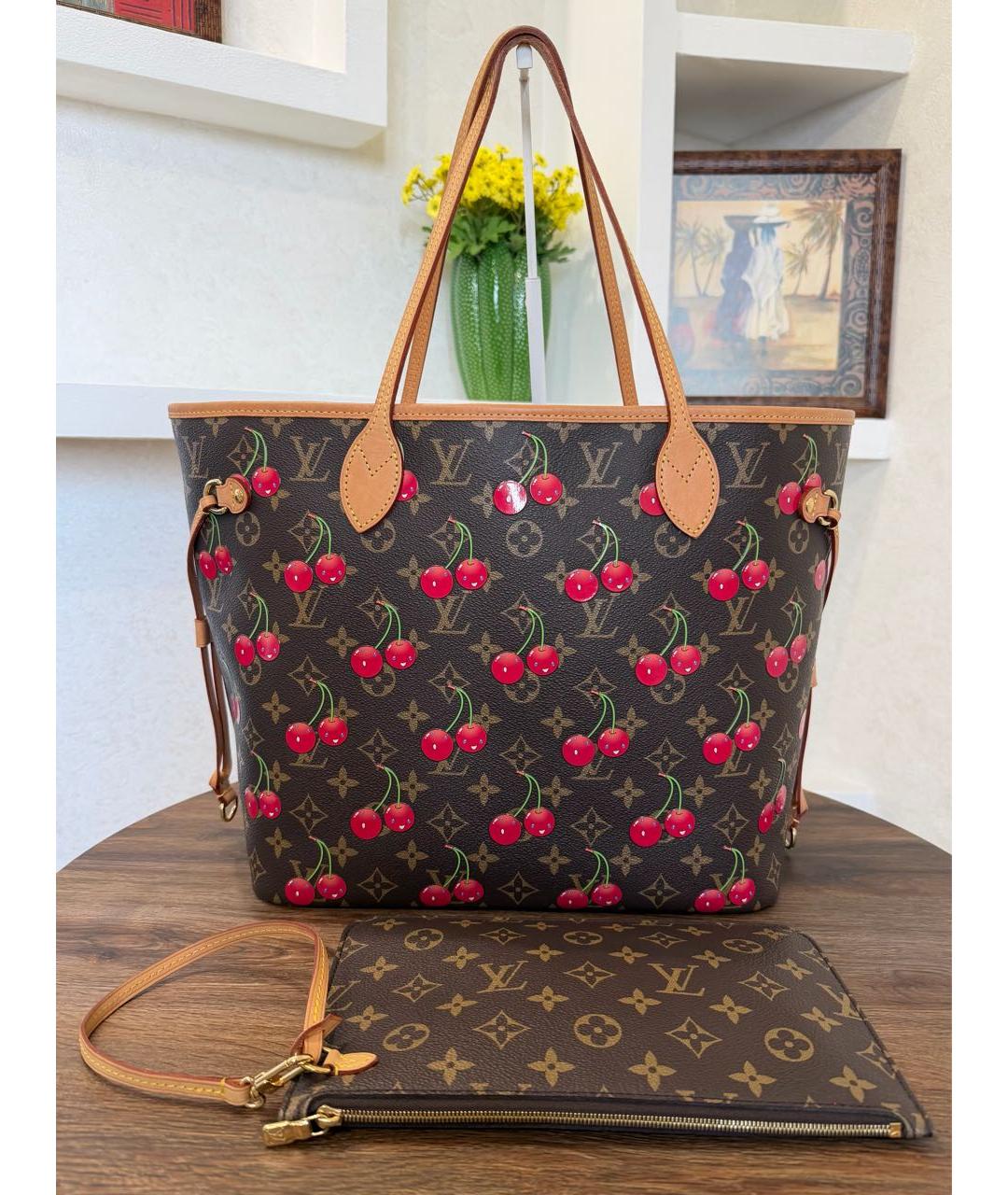 LOUIS VUITTON Коричневая сумка тоут, фото 4