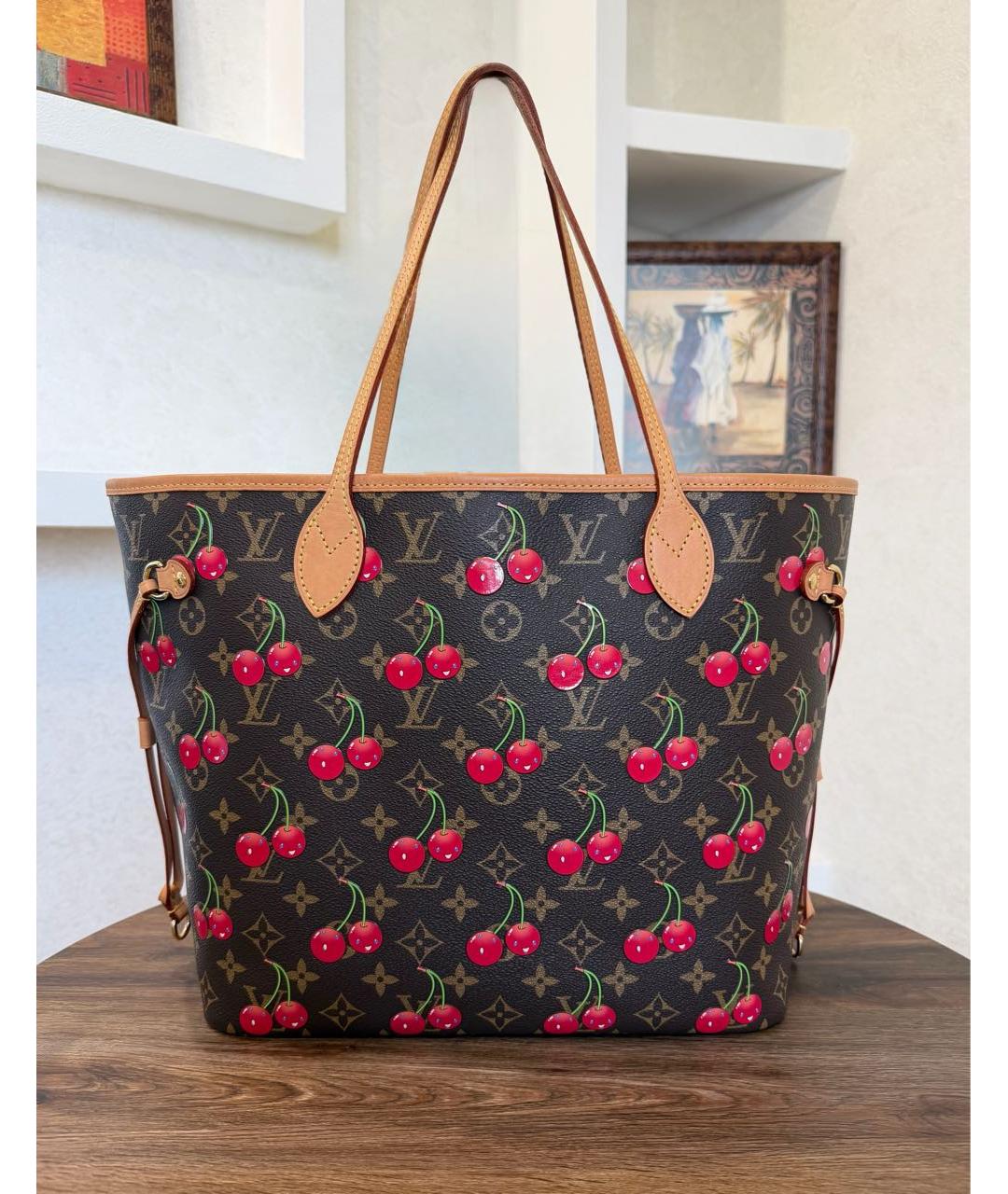 LOUIS VUITTON Коричневая сумка тоут, фото 3