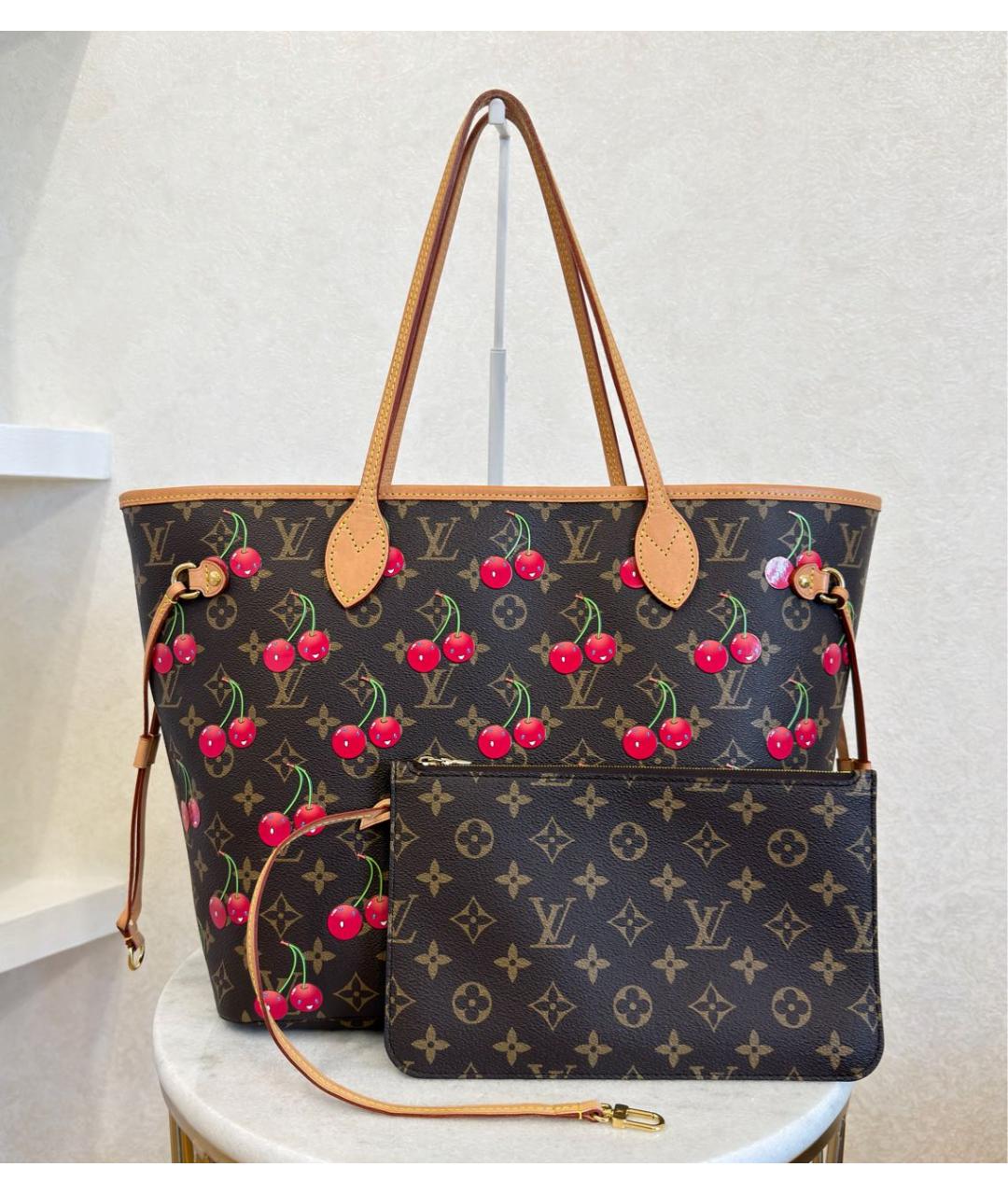 LOUIS VUITTON Коричневая сумка тоут, фото 2