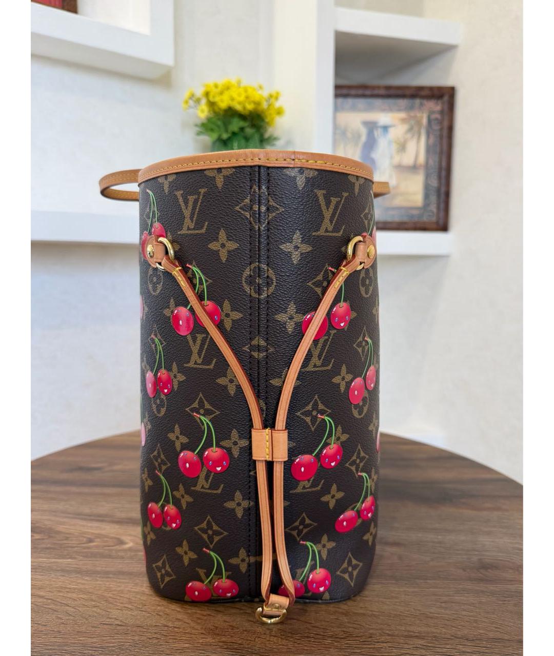 LOUIS VUITTON Коричневая сумка тоут, фото 6
