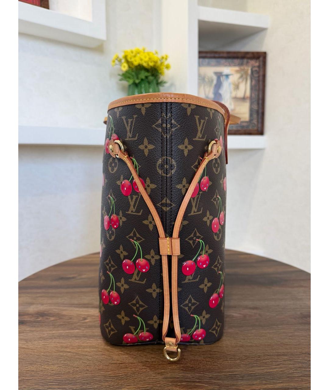 LOUIS VUITTON Коричневая сумка тоут, фото 5