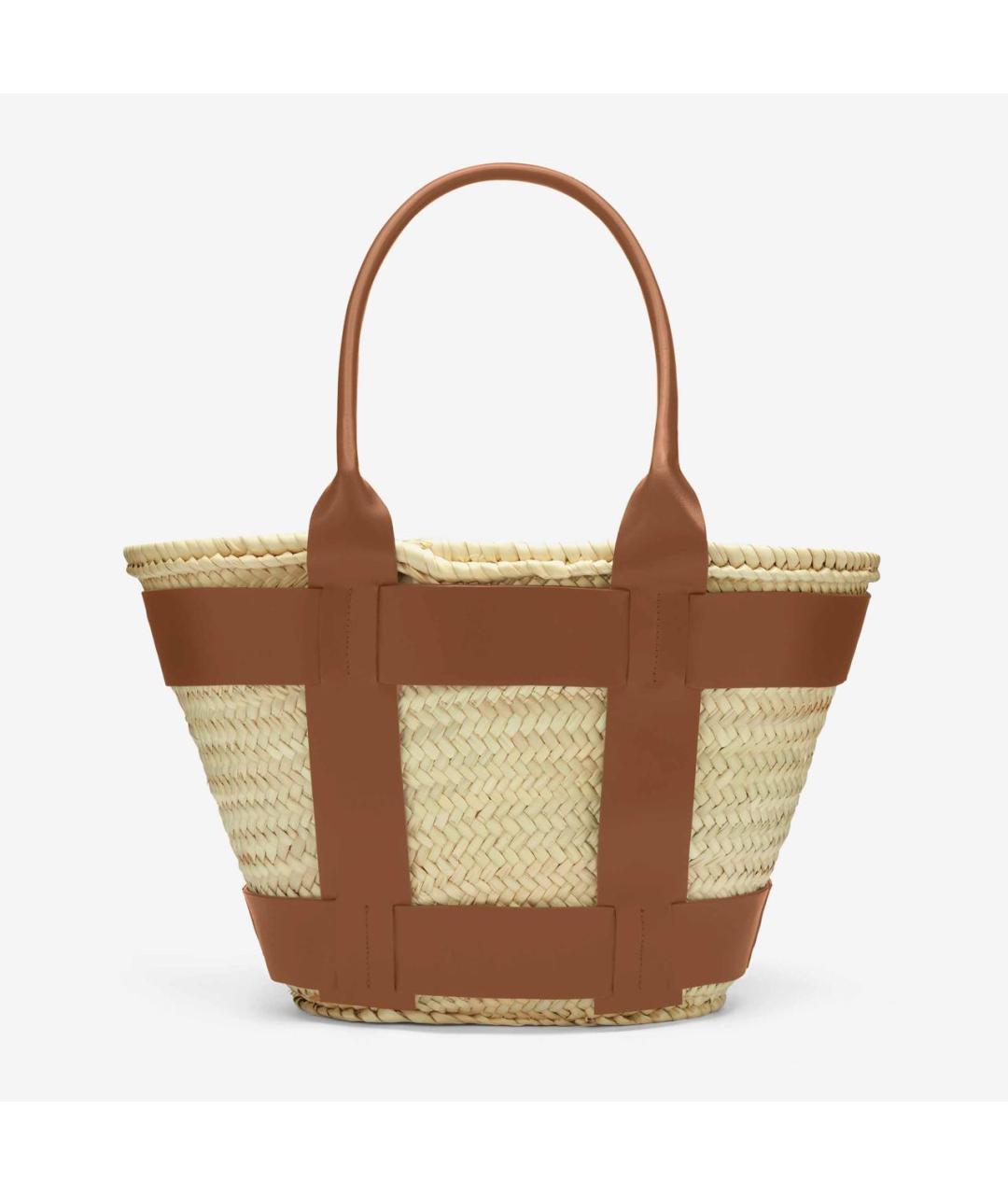 DEMELLIER Коричневая пелетеная сумка тоут, фото 5