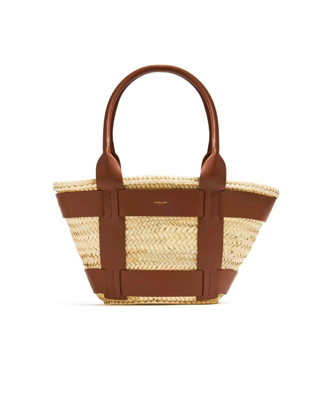 DEMELLIER Коричневая пелетеная сумка тоут, фото 6
