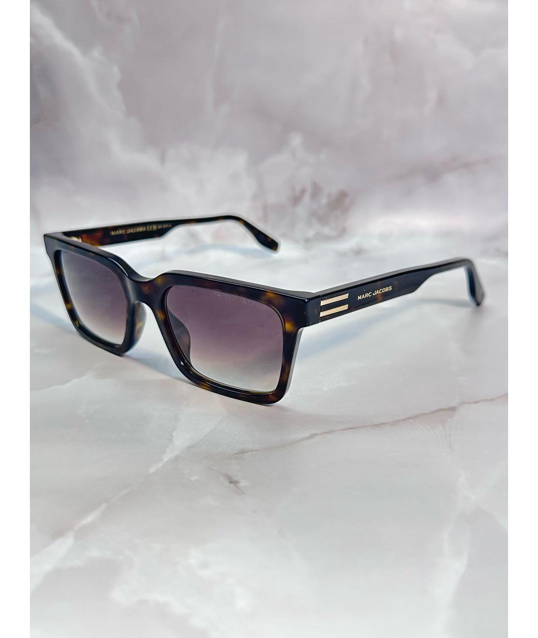 MARC JACOBS Коричневые пластиковые солнцезащитные очки, фото 2
