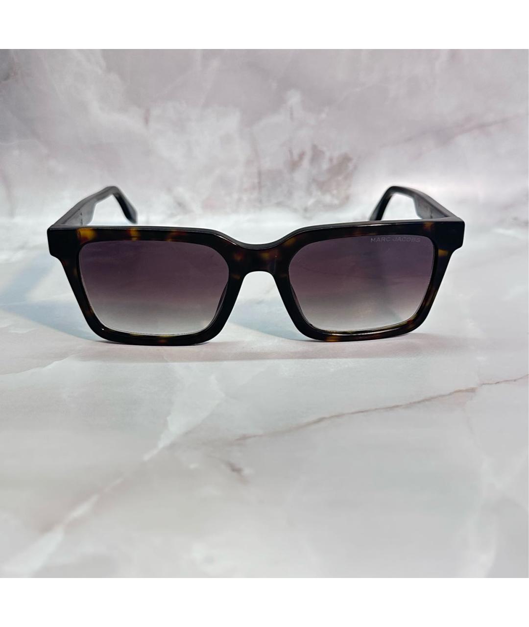 MARC JACOBS Коричневые пластиковые солнцезащитные очки, фото 4