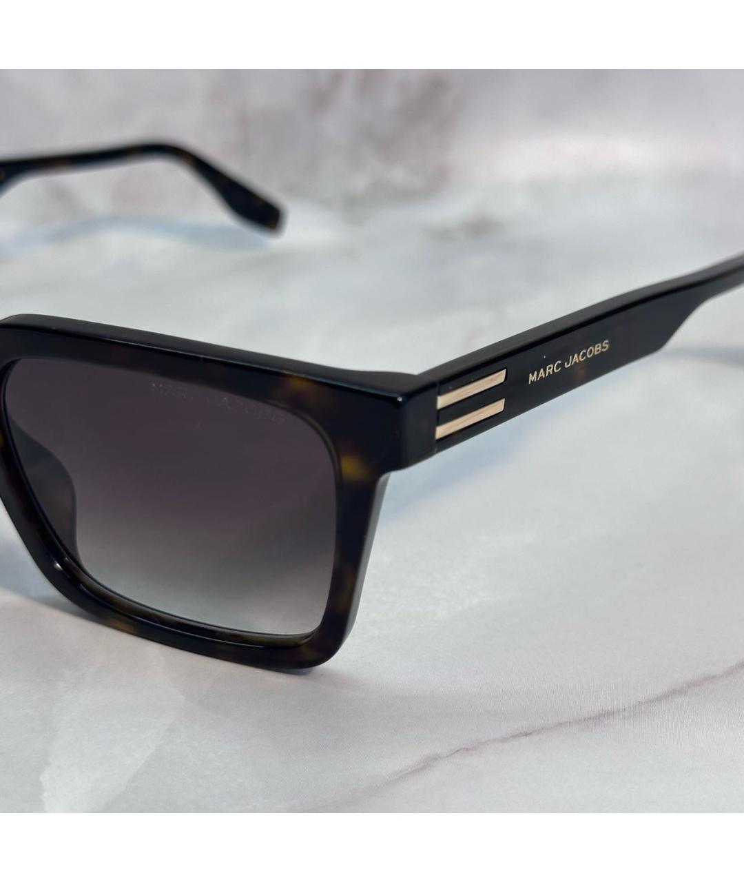 MARC JACOBS Коричневые пластиковые солнцезащитные очки, фото 3