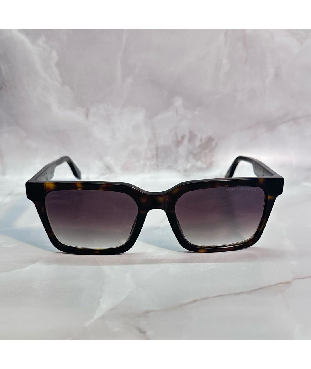 MARC JACOBS Коричневые пластиковые солнцезащитные очки, фото 8
