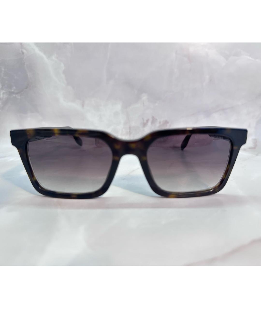 MARC JACOBS Коричневые пластиковые солнцезащитные очки, фото 7