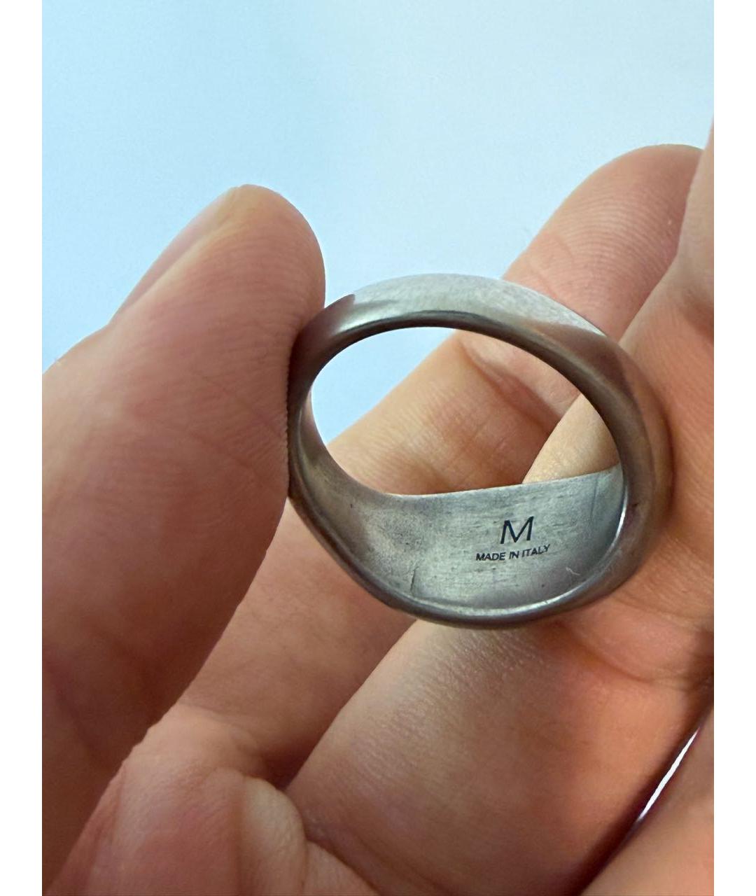 DRIES VAN NOTEN Черное латунное кольцо, фото 2