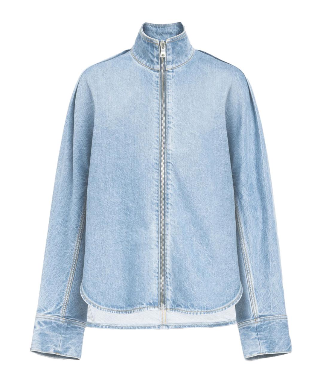 ALAIA Голубая хлопковая рубашка, фото 1