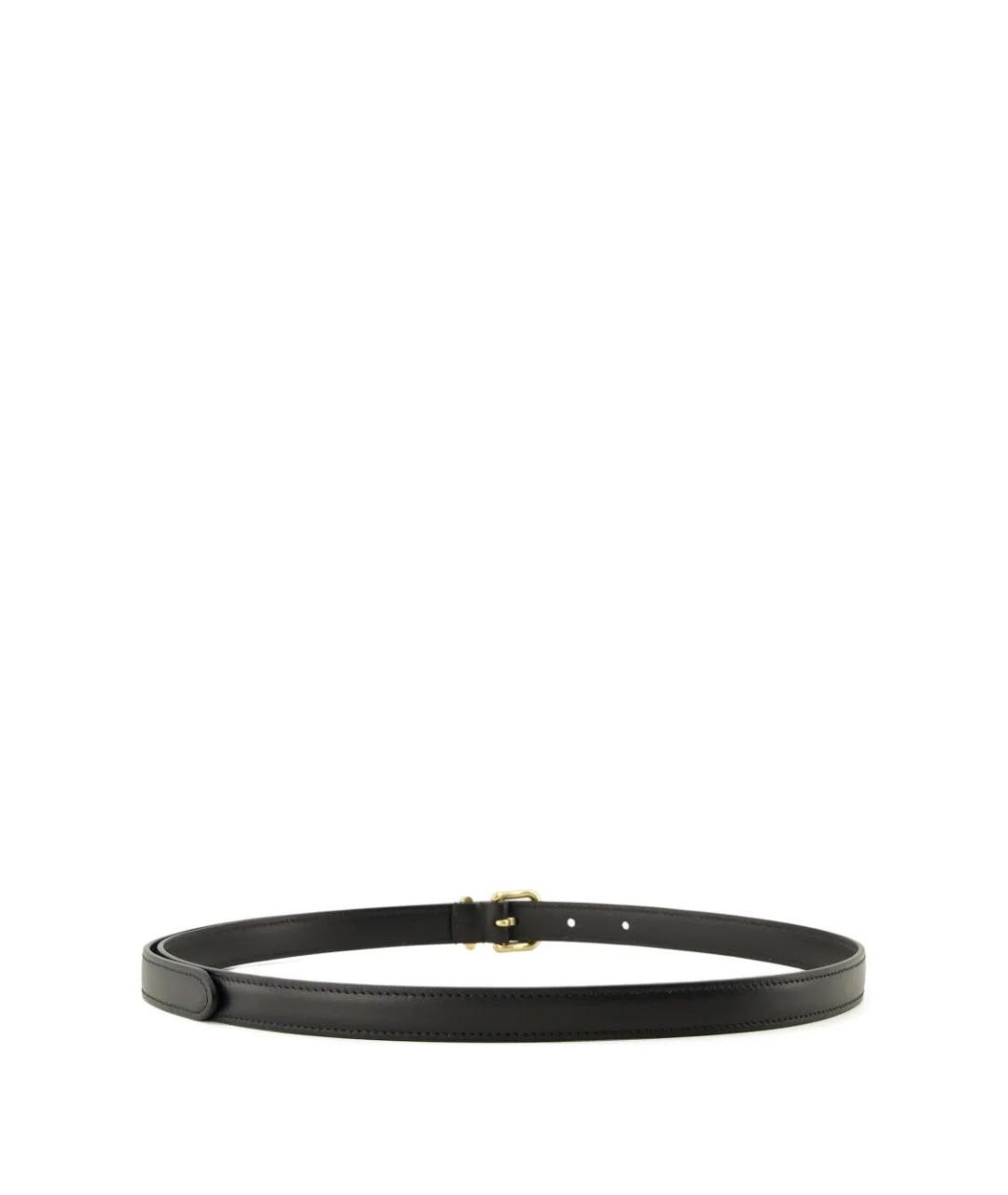 MIU MIU Черный кожаный ремень, фото 3
