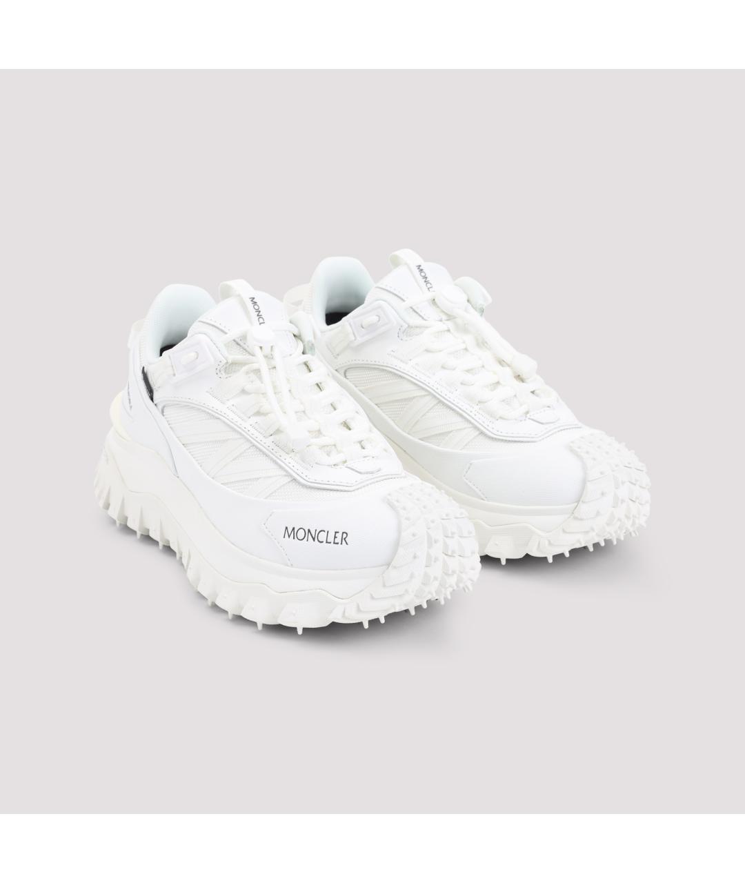 MONCLER Белые кроссовки, фото 4